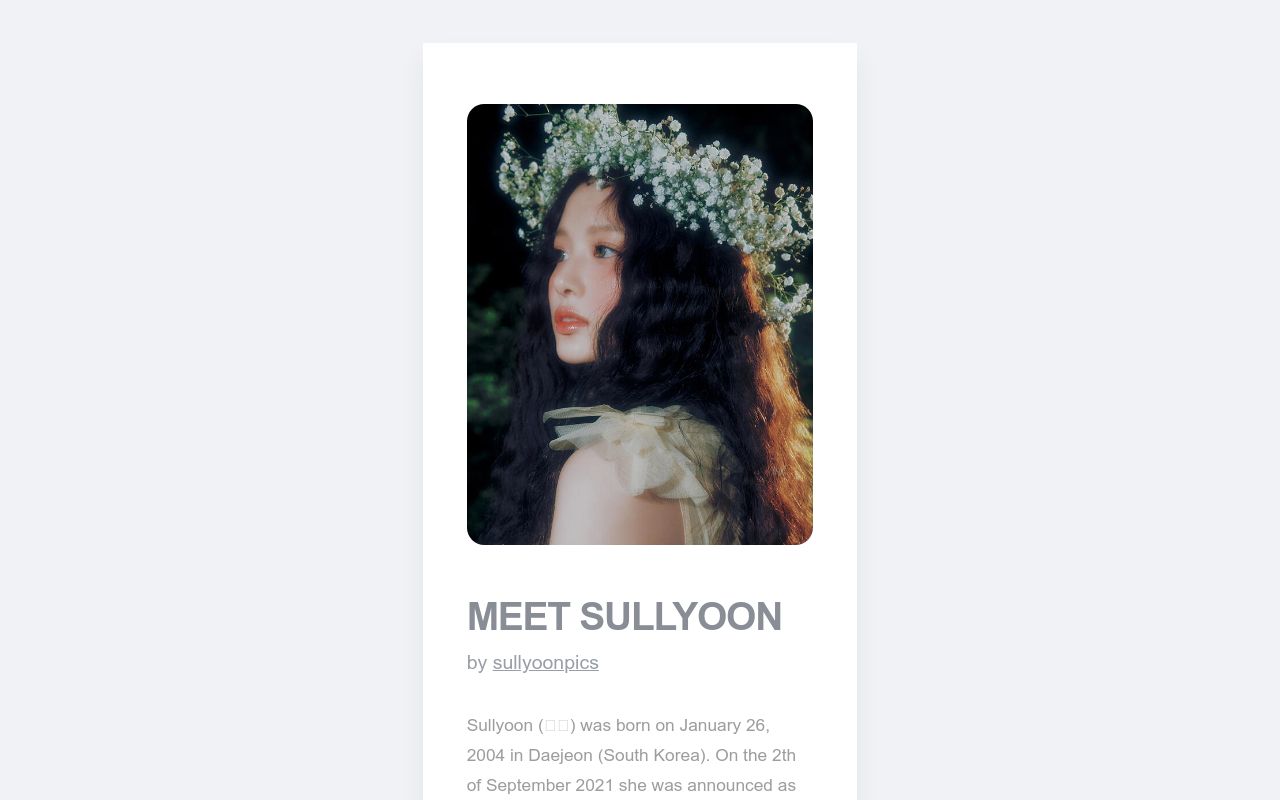Carrd profile picture for @sullyoon